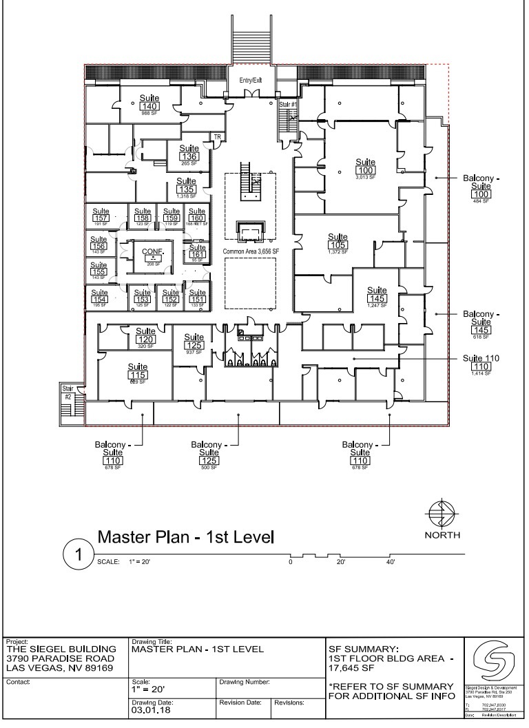 3790 Paradise Rd, Las Vegas, NV for lease Floor Plan- Image 1 of 1