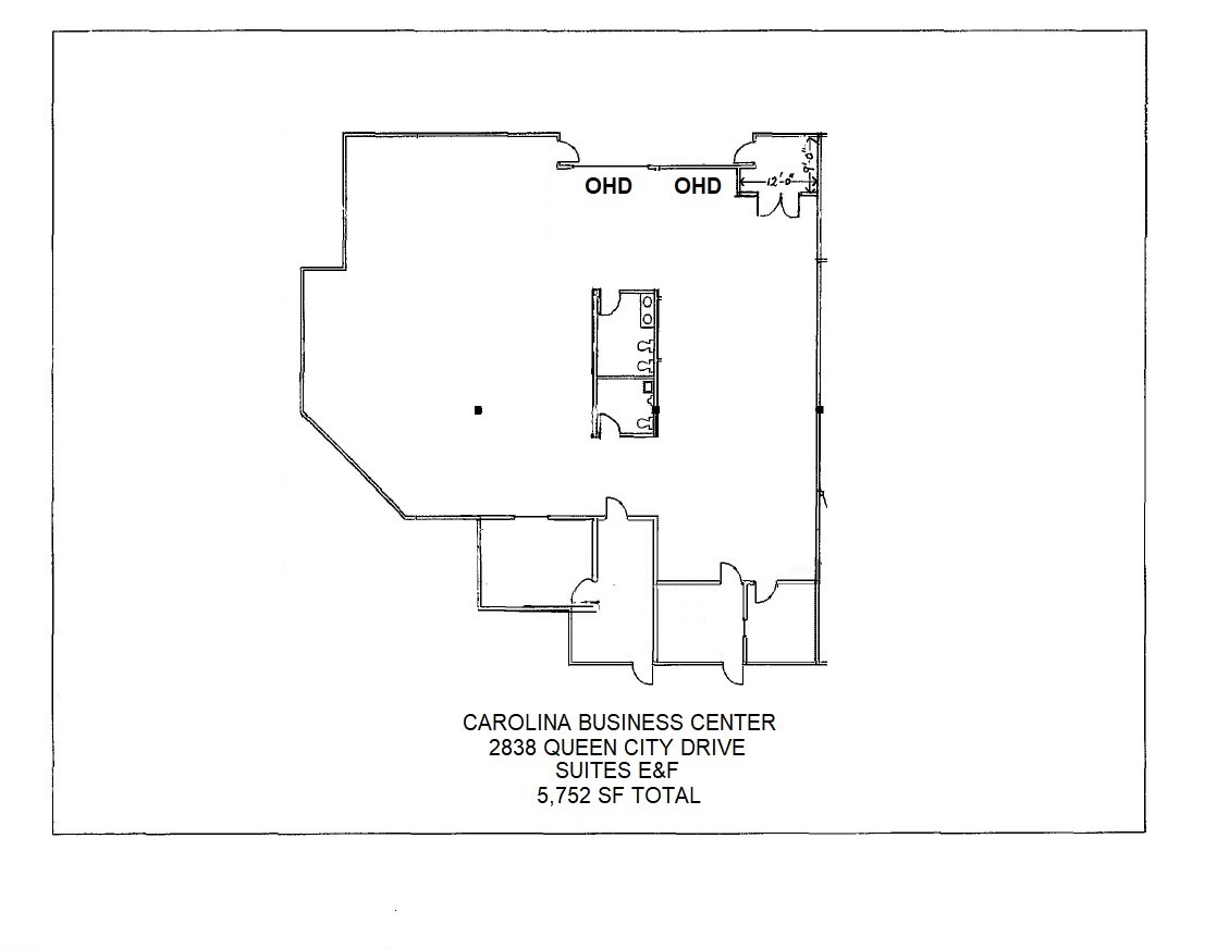 2838 Queen City Dr, Charlotte, NC for lease Floor Plan- Image 1 of 1