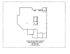 2838 Queen City Dr, Charlotte, NC for lease Floor Plan- Image 1 of 1