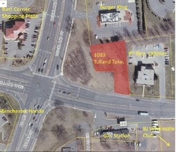 1083 Tolland Tpke, Manchester, CT - AERIAL  map view
