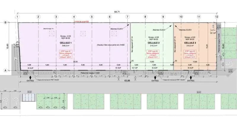 Retail in Saint-Maximin for lease - Site Plan - Image 2 of 2