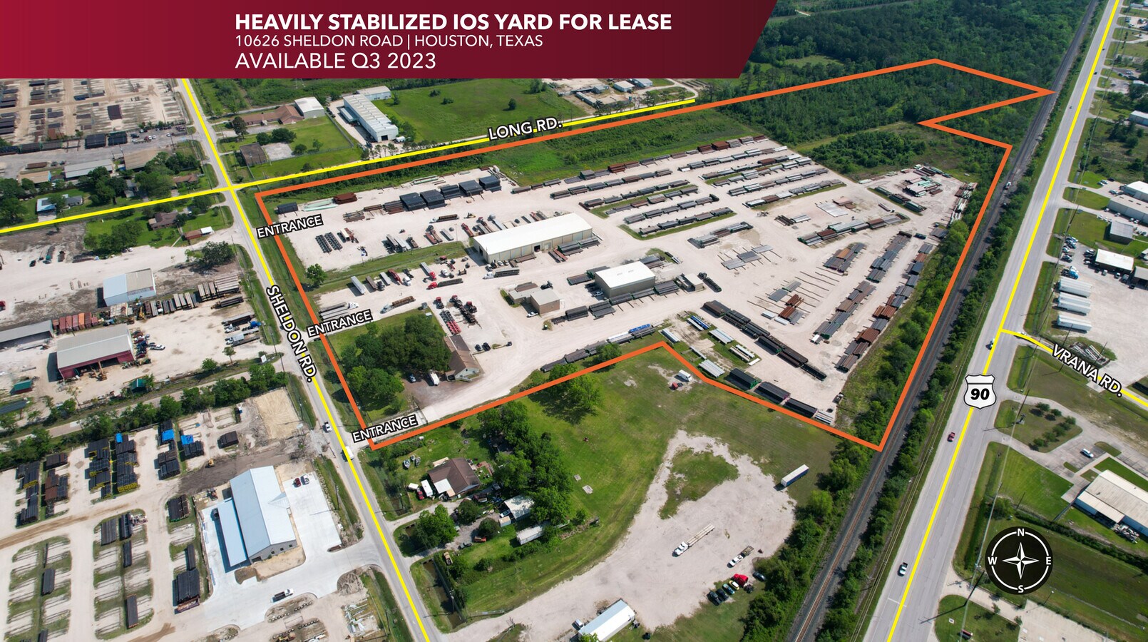 10626 Sheldon Rd, Houston, TX 77044 545 AC. Heavily Stabilized on