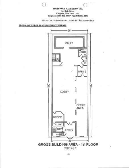 17 Market St, Poughkeepsie, NY for sale - Floor Plan - Image 2 of 22