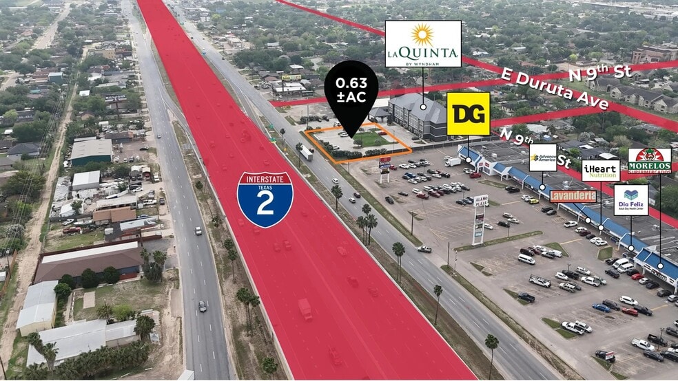 909 West Frontage Rd, Alamo, TX for lease - Aerial - Image 3 of 7