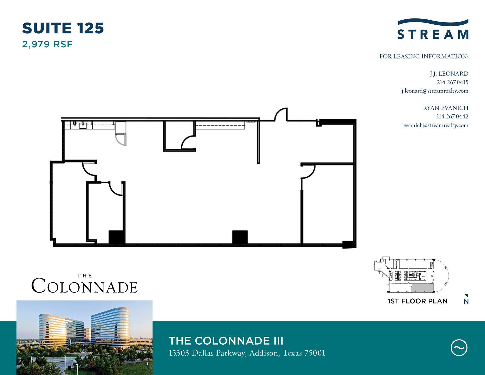 15301 N Dallas Pky, Addison, TX for lease Floor Plan- Image 1 of 2