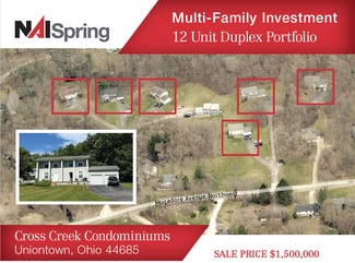 More details for Cross Creek 12 Unit Duplex Portfolio – Multifamily for Sale, Uniontown, OH