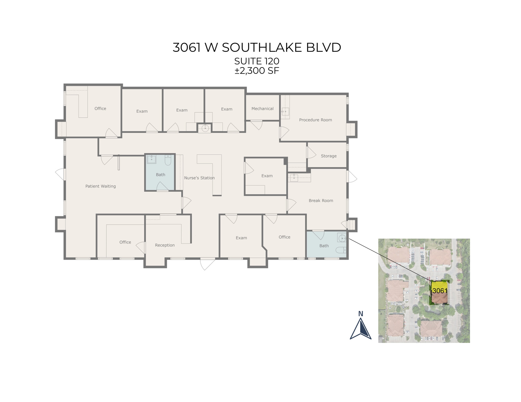 3061 W Southlake Blvd, Southlake, TX for lease Floor Plan- Image 1 of 1