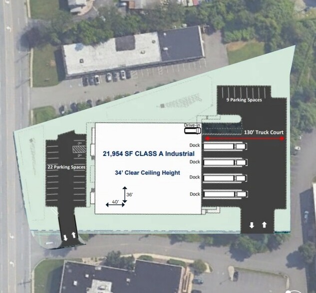 212 Passaic Avenue, Fairfield, NJ for lease - Site Plan - Image 2 of 3