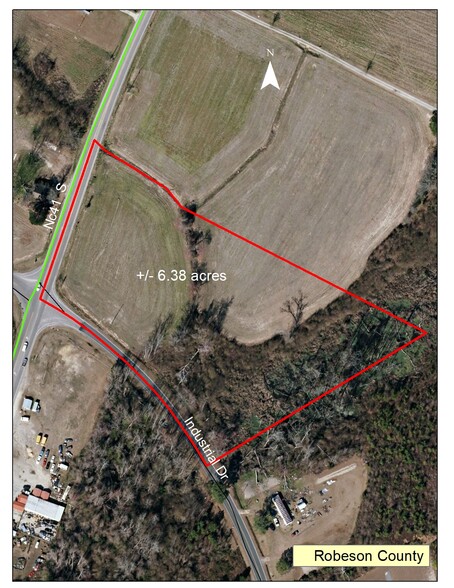 123 Industrial, Fairmont, NC for sale - Aerial - Image 1 of 3