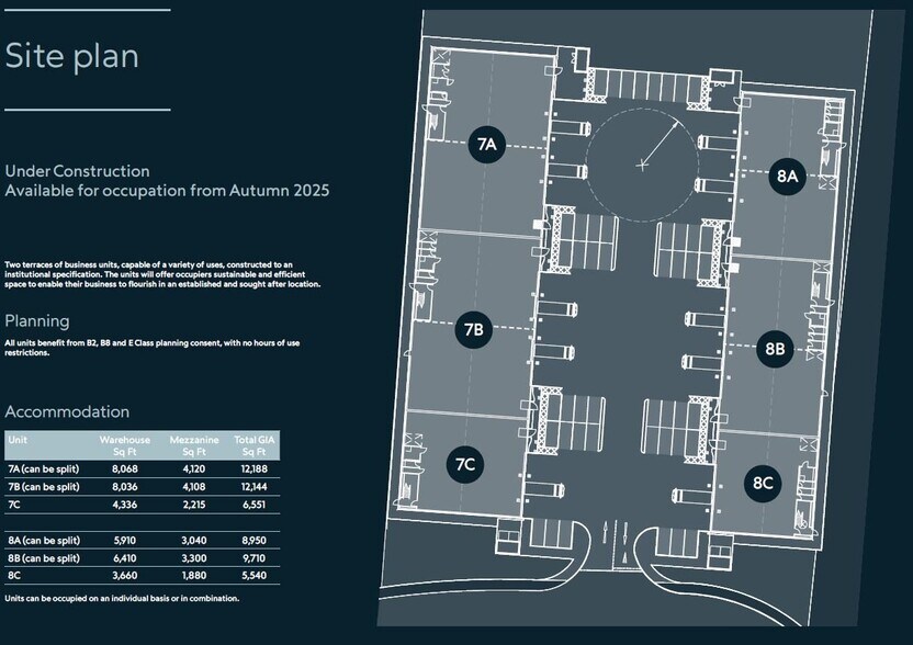 8A Unit, Flaxby for lease - Site Plan - Image 2 of 2