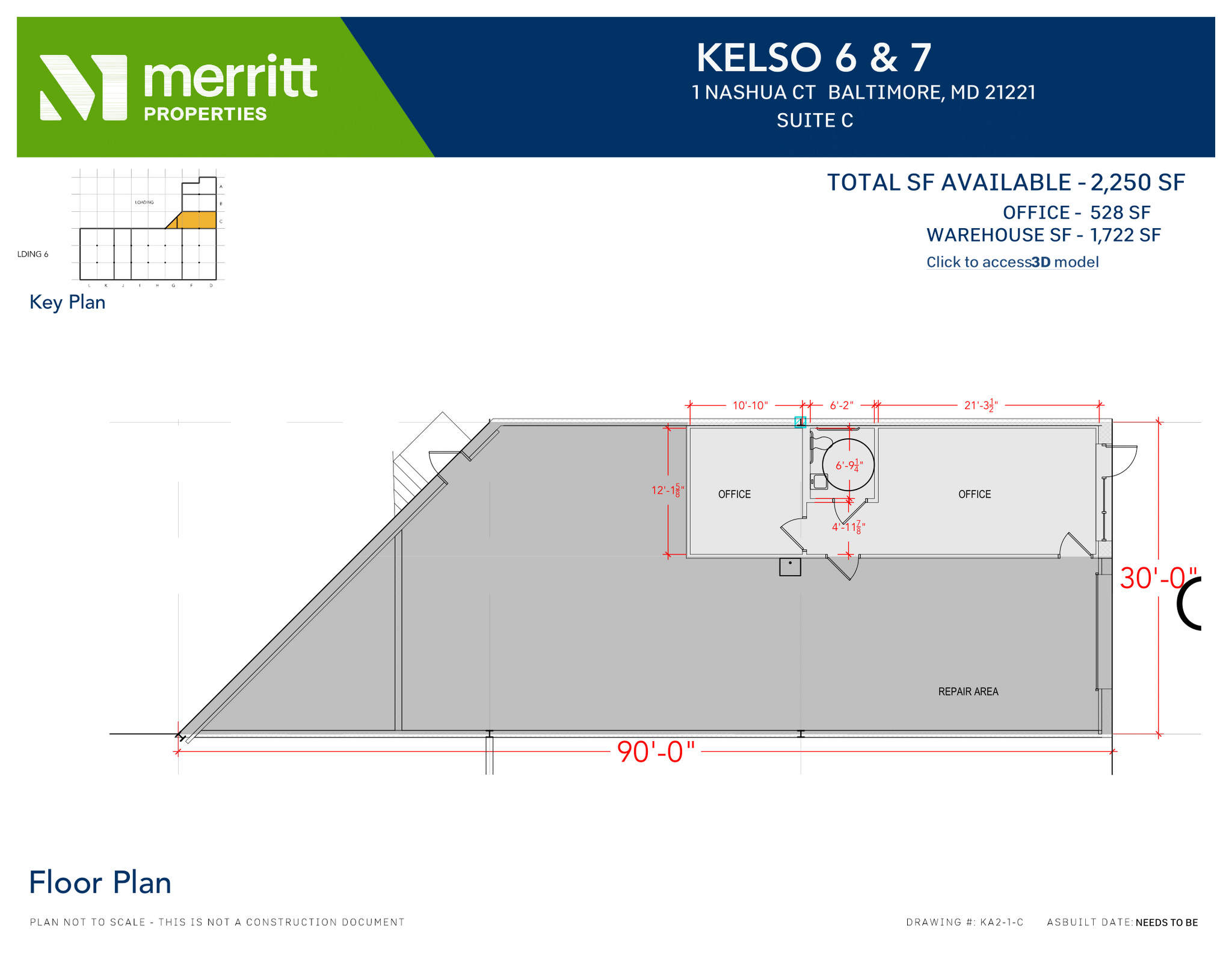 1 Nashua Ct, Essex, MD for lease Floor Plan- Image 1 of 1