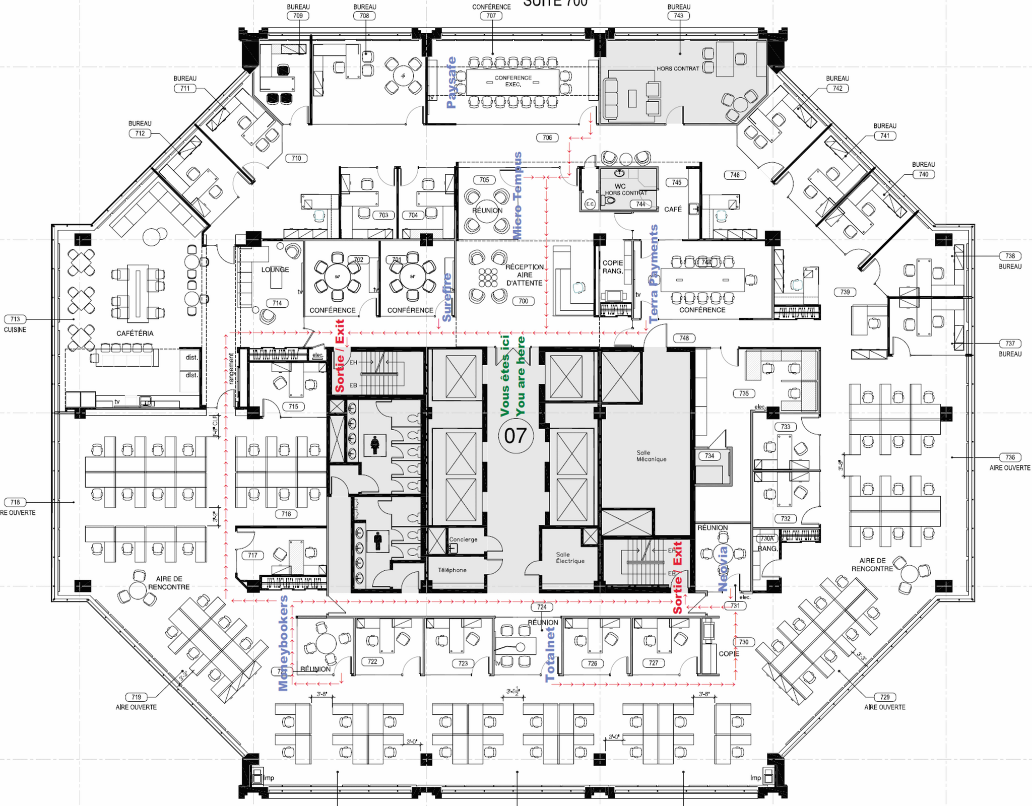 3500 Boul de Maisonneuve O, Westmount, QC for lease Floor Plan- Image 1 of 12