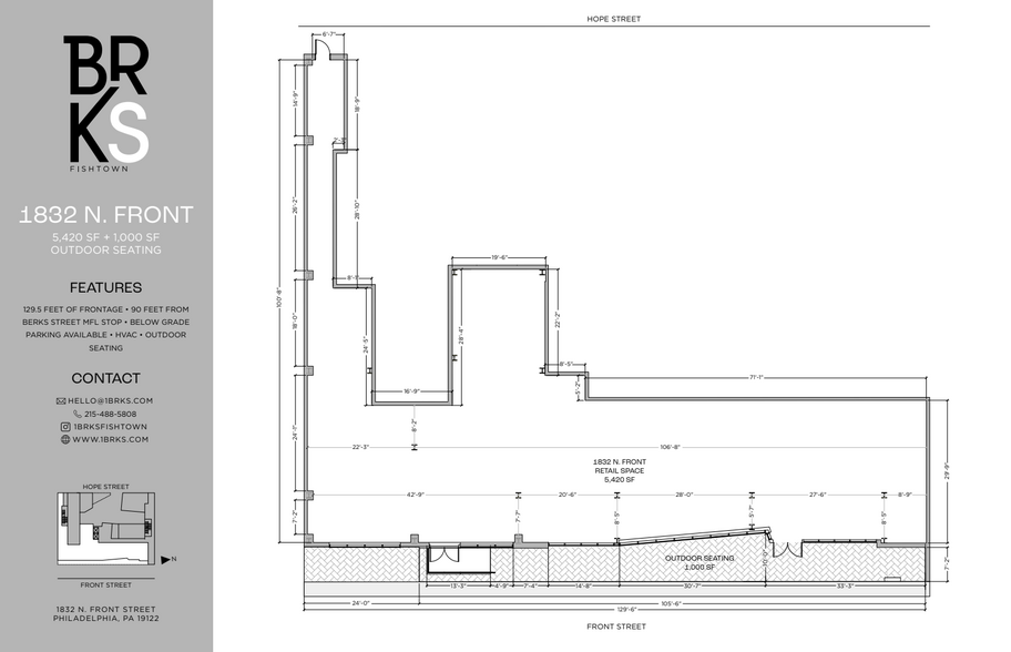 1828-1844 N Front St, Philadelphia, PA for lease - Floor Plan - Image 2 of 12