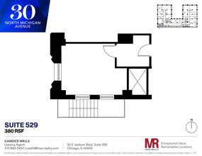 30 N Michigan Ave, Chicago, IL for lease Floor Plan- Image 1 of 2