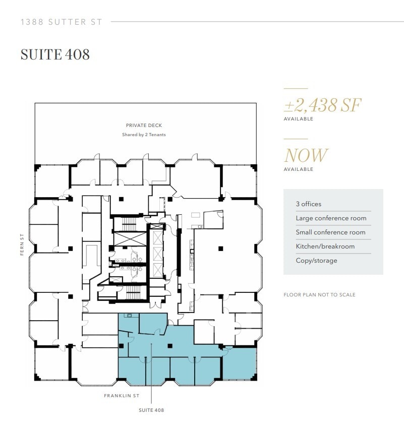 1388 Sutter St, San Francisco, CA for lease Floor Plan- Image 1 of 1