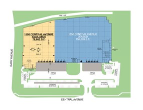 1590 Central Ave, Roselle, IL for lease Site Plan- Image 1 of 1