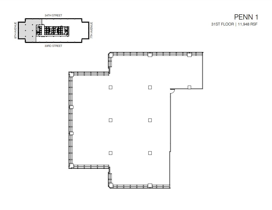 PENN 1, New York, NY for lease Floor Plan- Image 1 of 1