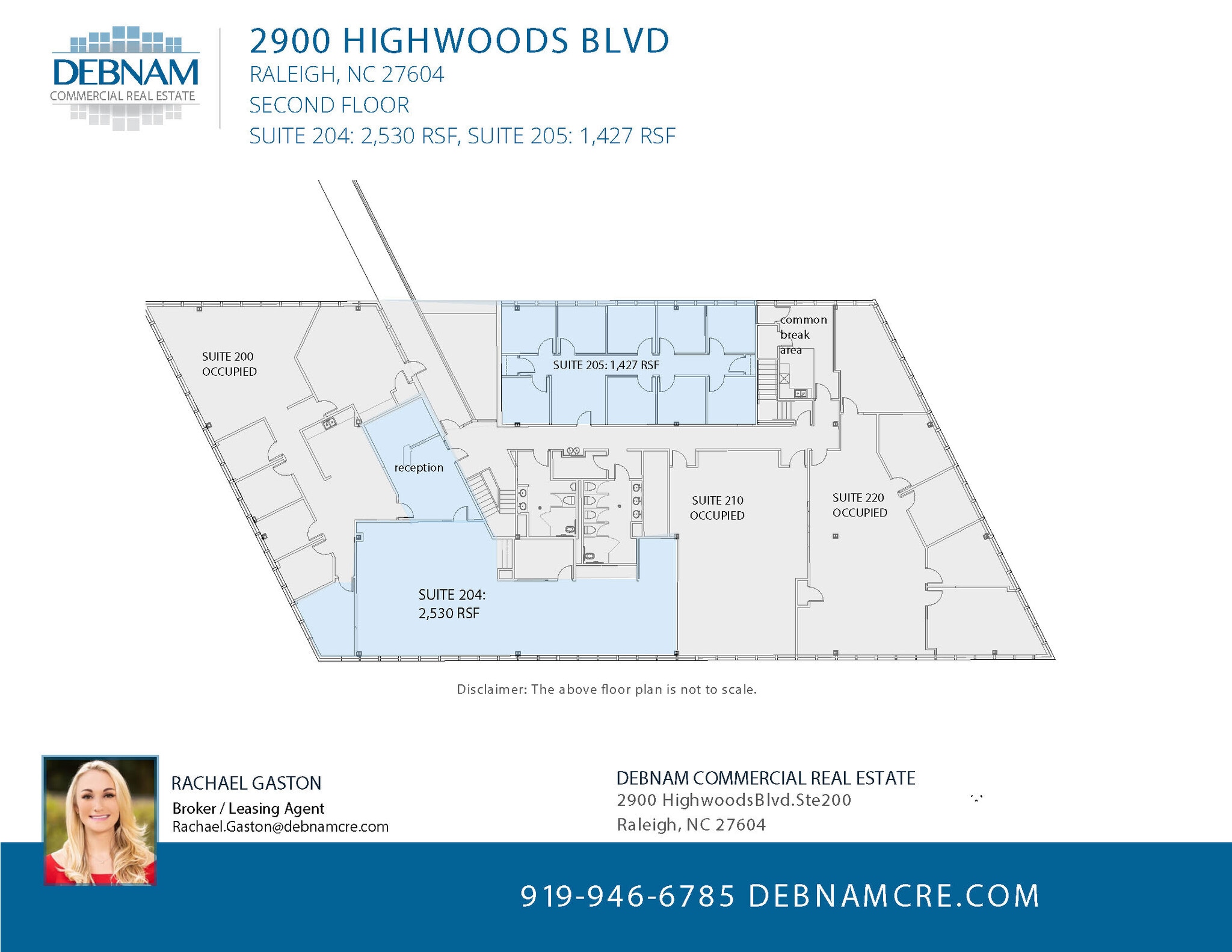 2900 Highwoods Blvd, Raleigh, NC for lease Floor Plan- Image 1 of 1