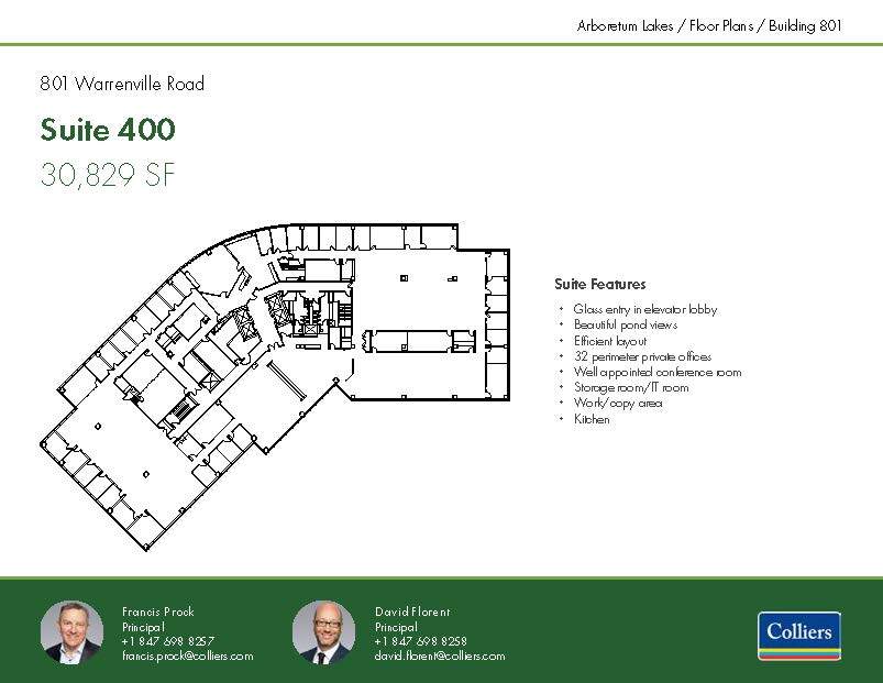 801 Warrenville Rd, Lisle, IL for lease Floor Plan- Image 1 of 1