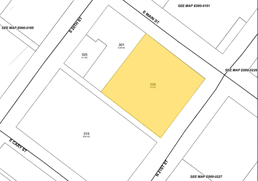 2025 E Main St, Richmond, VA for lease - Plat Map - Image 3 of 63