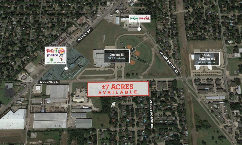 Queens St & Valley Forge Dr, Pasadena, TX for sale - Primary Photo - Image 1 of 1