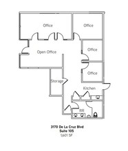 3100 De la Cruz Blvd, Santa Clara, CA for lease Floor Plan- Image 1 of 1