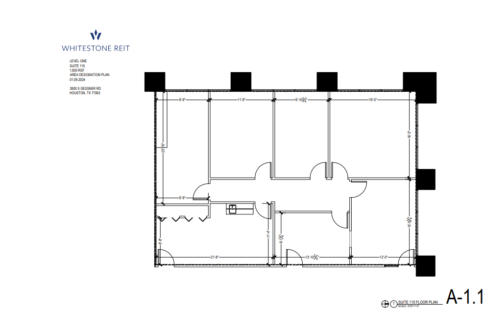 2600 S Gessner Rd, Houston, TX for lease Floor Plan- Image 1 of 1