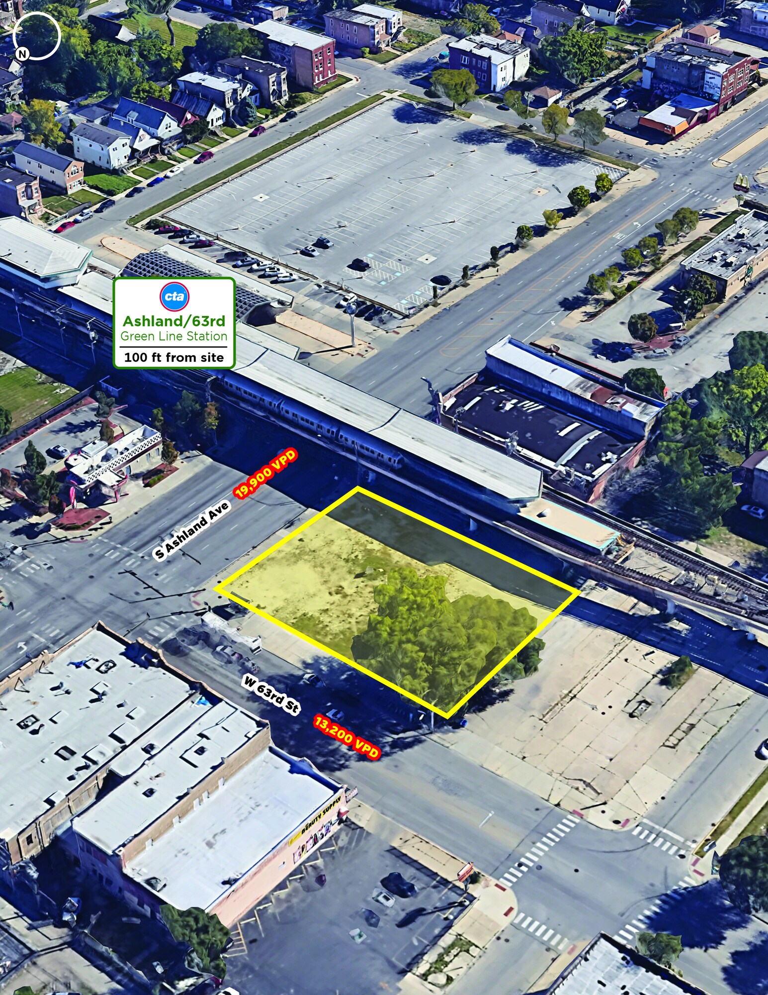 6308 S Ashland Ave, Chicago, IL for sale Aerial- Image 1 of 1