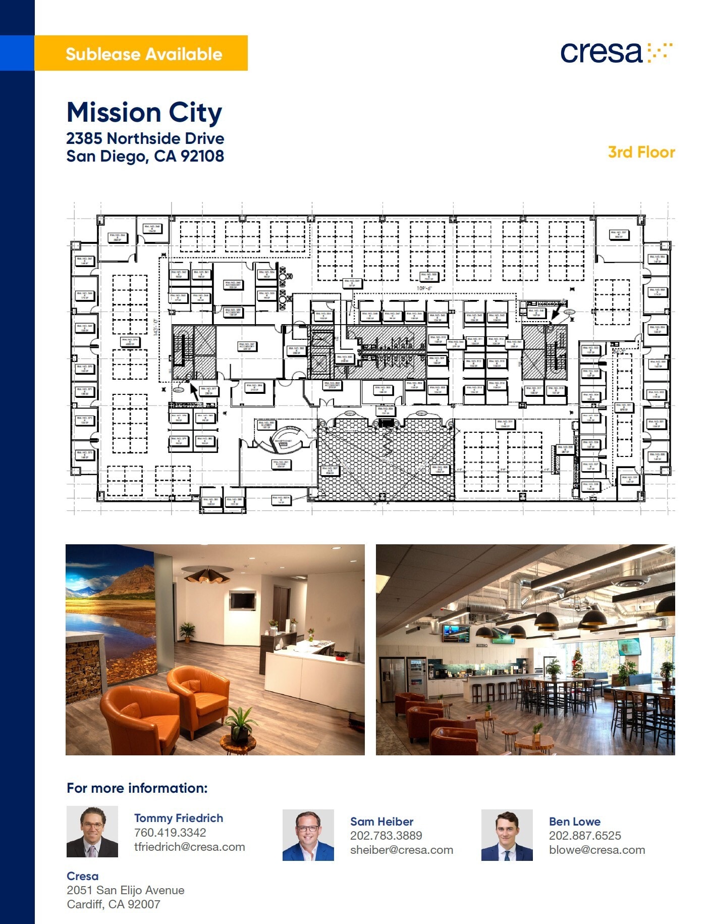 2385 Northside Dr, San Diego, CA for lease Floor Plan- Image 1 of 1
