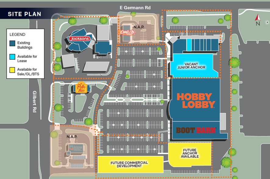 2750-2860 E Germann Rd, Chandler, AZ for lease - Building Photo - Image 1 of 9