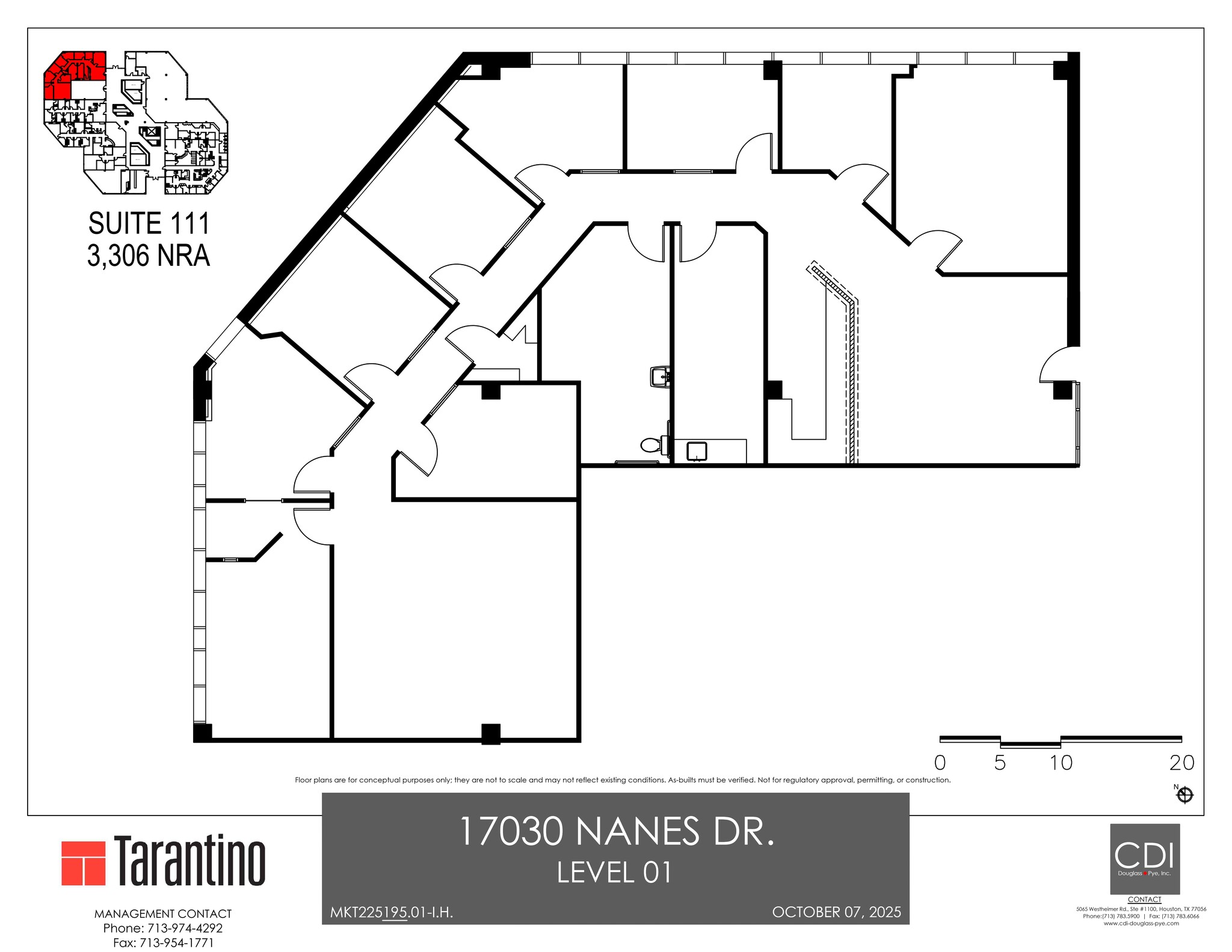 17030 Nanes Dr, Houston, TX for lease Site Plan- Image 1 of 1