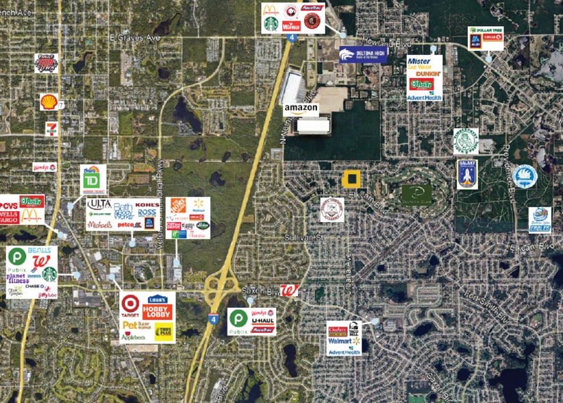 2281 Fairbanks Drive, Deltona, FL for sale - Aerial - Image 2 of 2