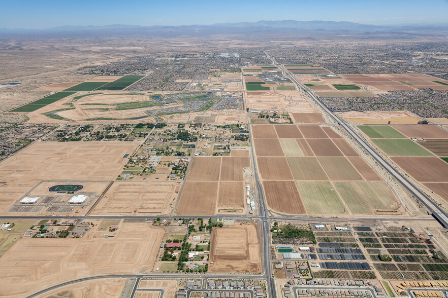 NE Corner of W. Olive Avenue & N. Cotton Lane, Waddell, AZ for lease - Aerial - Image 3 of 3