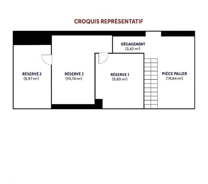 Retail in Pantin for lease - Floor Plan - Image 2 of 2