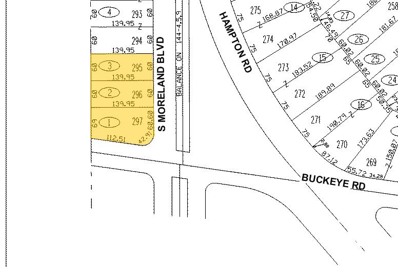 2880 S Moreland Blvd, Cleveland, OH for sale - Plat Map - Image 2 of 7