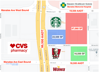 More details for 120 E Manatee Ave, Bradenton, FL - Land for Lease