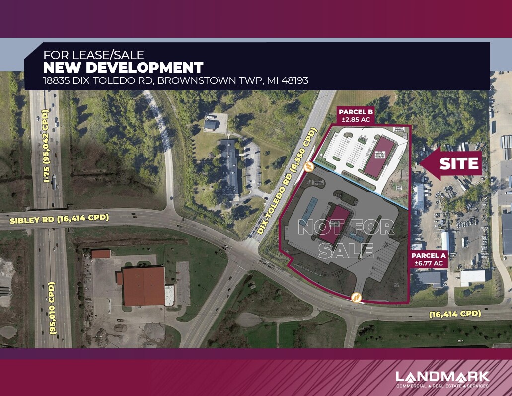 18835 Dix Toledo Hwy, Brownstown, MI for lease Building Photo- Image 1 of 3