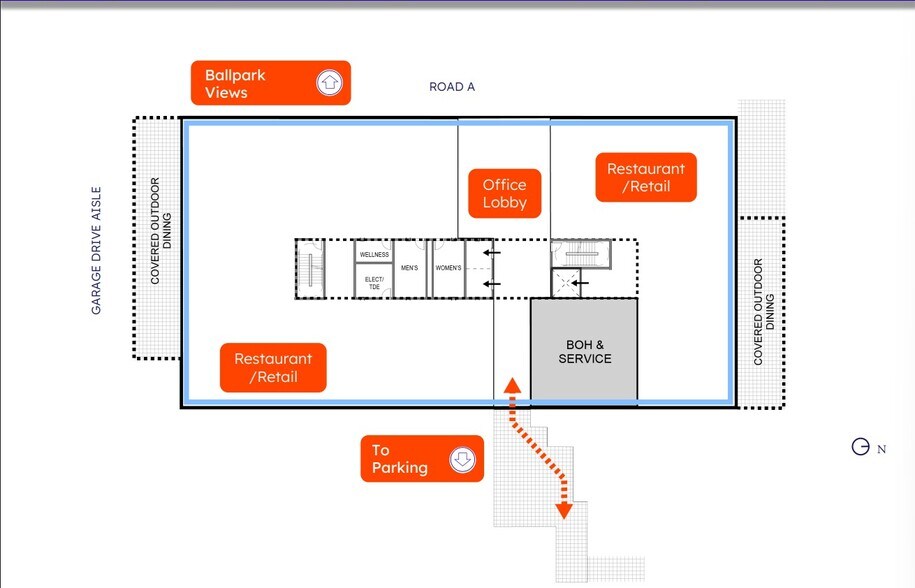 2911 N Arthur Ashe Blvd, Richmond, VA for lease - Floor Plan - Image 2 of 3