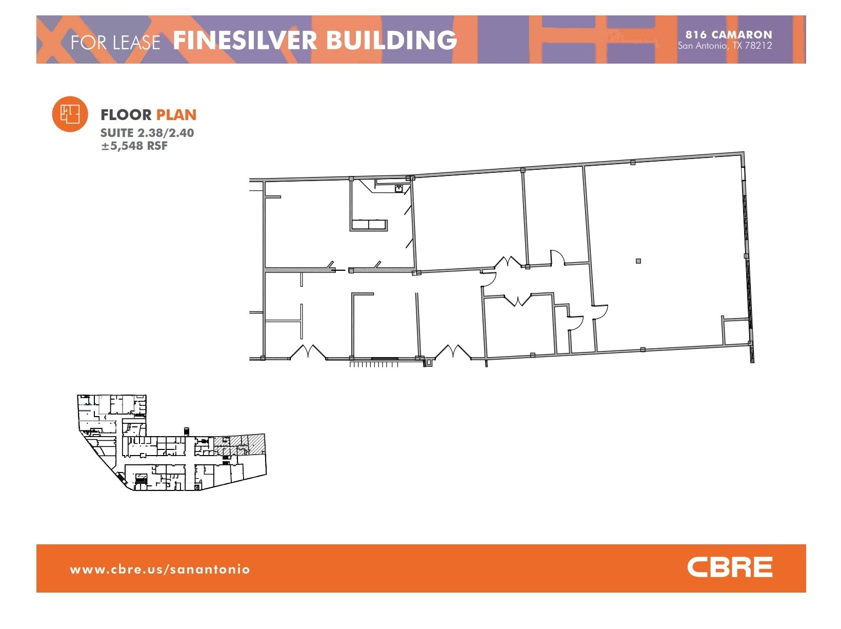 816 Camaron St, San Antonio, TX for lease Floor Plan- Image 1 of 1
