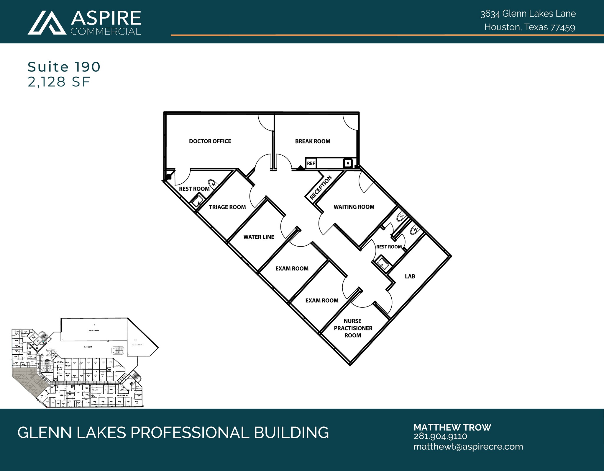 3634 Glenn Lakes Lane, Missouri City, TX for lease Floor Plan- Image 1 of 1