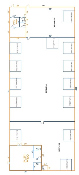 15699 Tradesman Dr, San Antonio, TX for lease - Floor Plan - Image 2 of 9