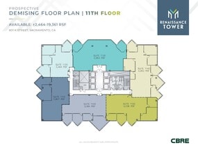 801 K St, Sacramento, CA for lease Floor Plan- Image 2 of 2