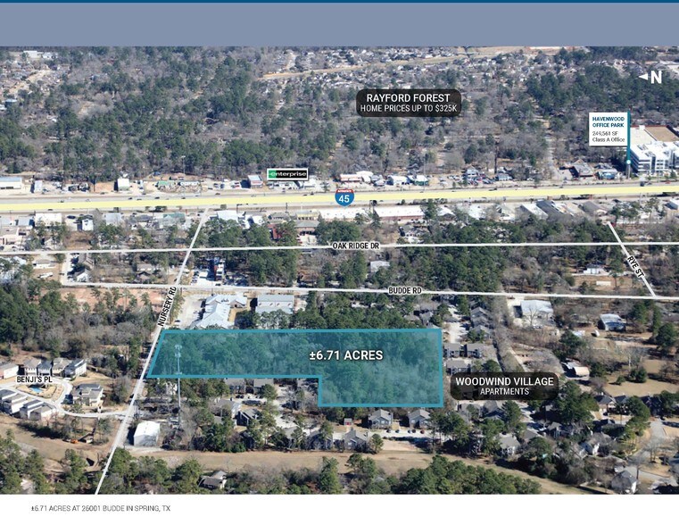 Nursery Rd, Spring, TX for sale - Aerial - Image 1 of 1