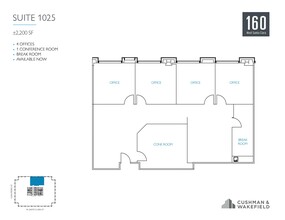 160 W Santa Clara St, San Jose, CA for lease Floor Plan- Image 1 of 1