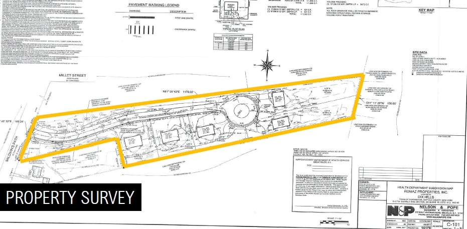 Baldwin Path, Dix Hills, NY for sale - Site Plan - Image 1 of 1