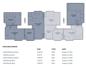 1278-1300 Barclay Blvd, Buffalo Grove, IL for lease Floor Plan- Image 1 of 1