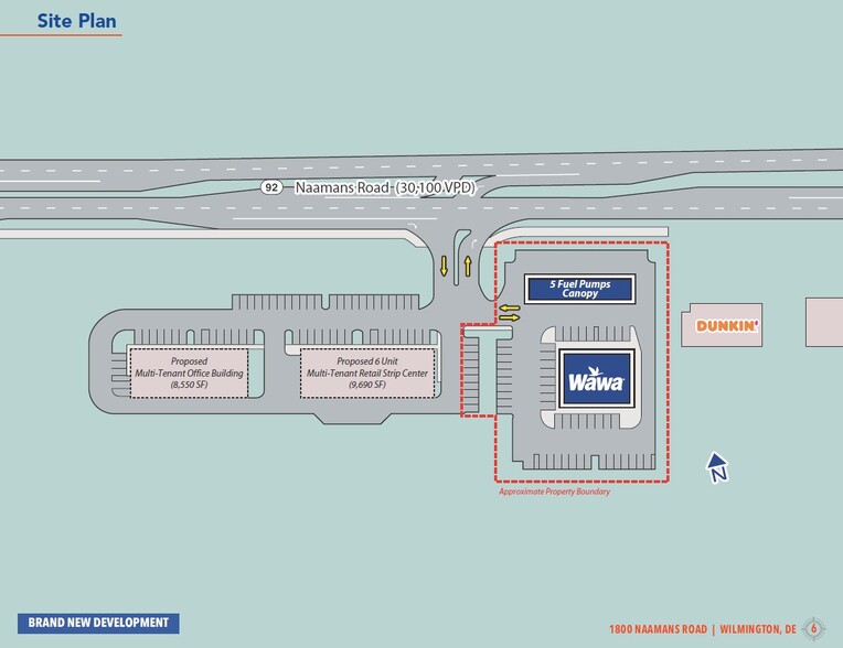 1800 Naamans Rd, Wilmington, DE for lease - Site Plan - Image 3 of 3