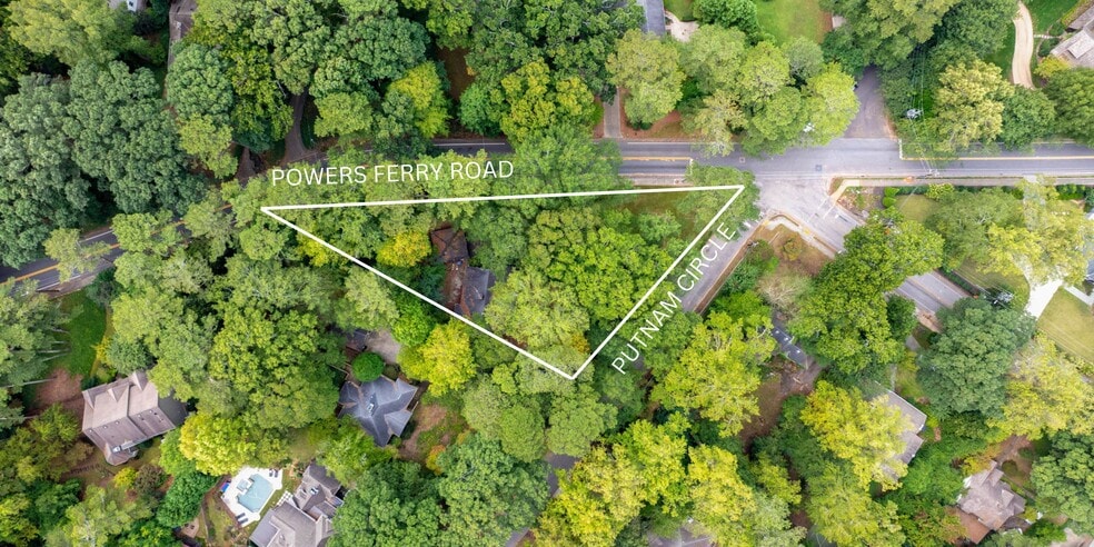 35 Putnam Cir NE, Atlanta, GA for sale - Aerial - Image 2 of 3