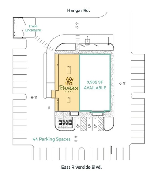 7310 E Riverside Blvd, Loves Park, IL for lease - Floor Plan - Image 2 of 7