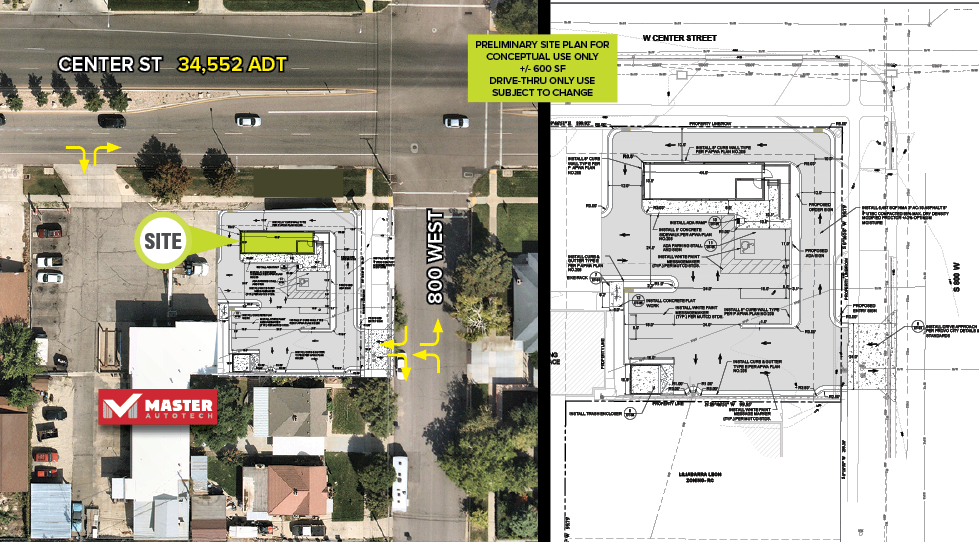 825 W Center St, Provo, UT for lease - Aerial - Image 2 of 2